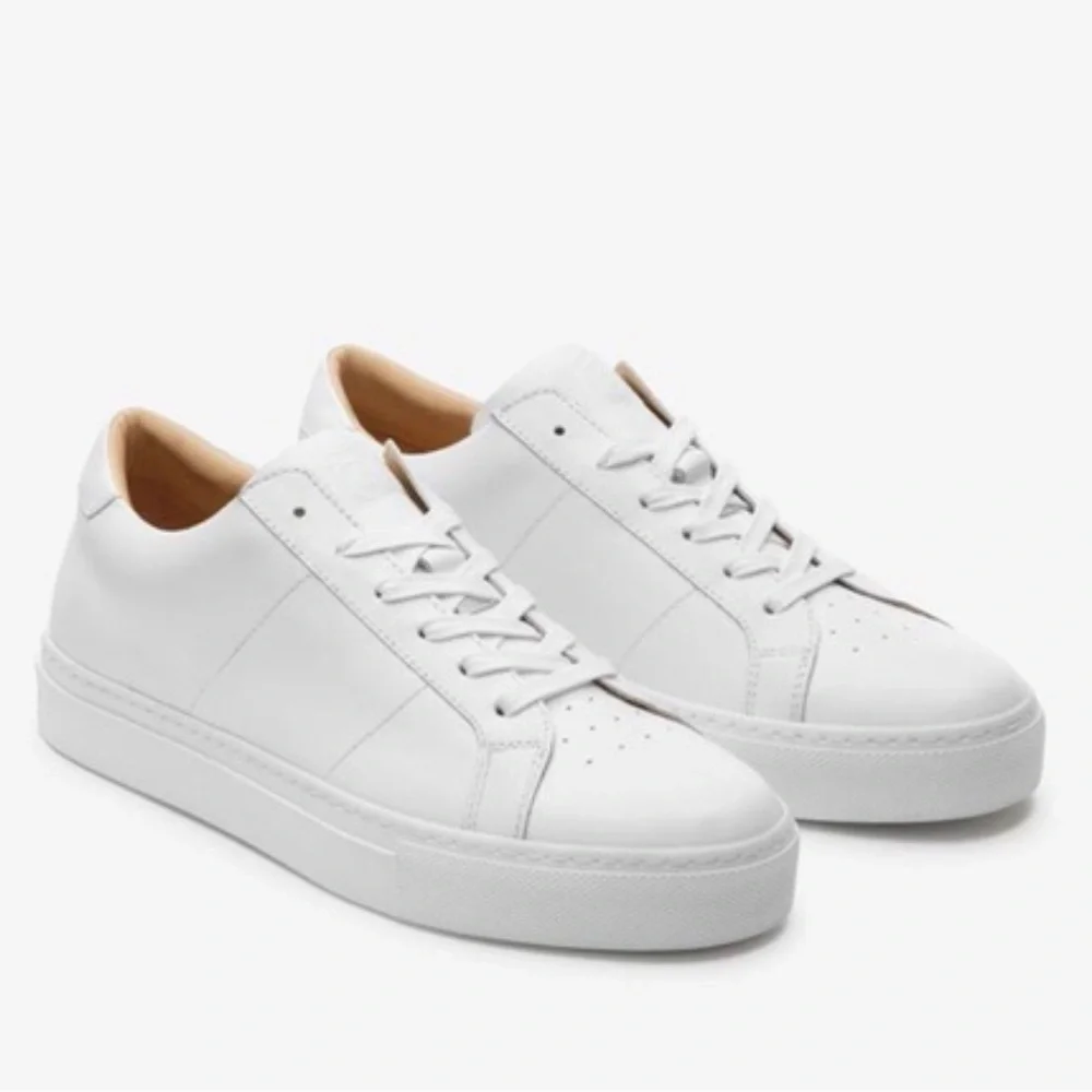Greats Royale Leather Sneakers in White Size 8